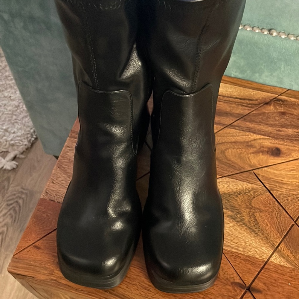 Asos square toe boot
